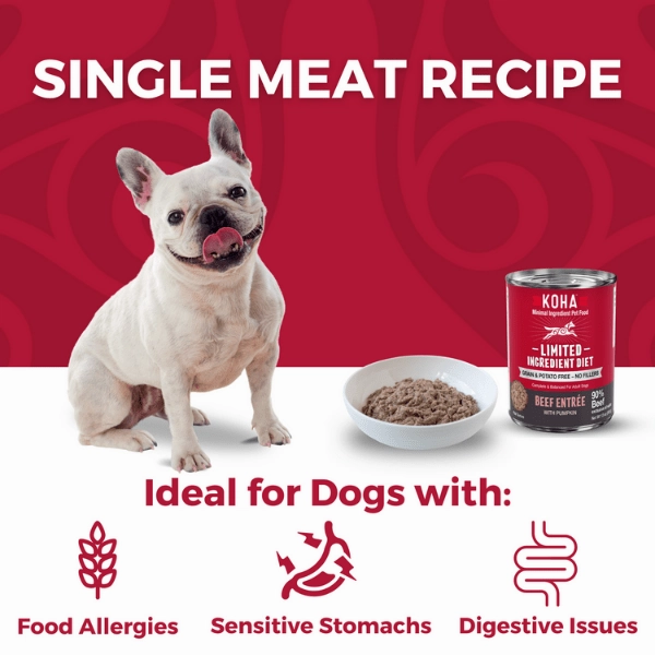 KOHA LID Beef Entre Canned Dog Food