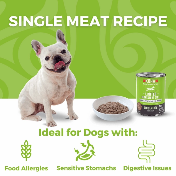 KOHA LID Duck Entre Canned Dog Food
