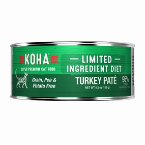 KOHA LID Grain-Free Turkey Pate Wet Cat Food