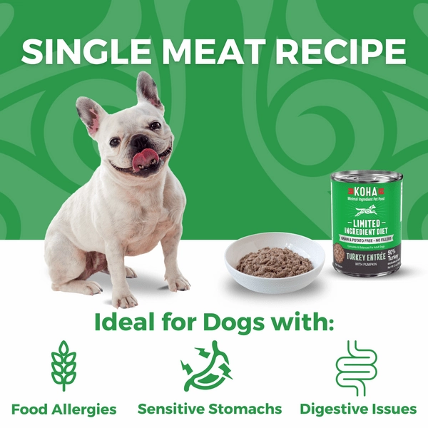 KOHA LID Turkey Entre Canned Dog Food