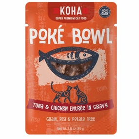 KOHA Pok Bowl Tuna & Chicken in Gravy Wet Cat Food