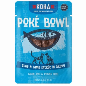 KOHA Pok Bowl Tuna & Lamb in Gravy Wet Cat Food