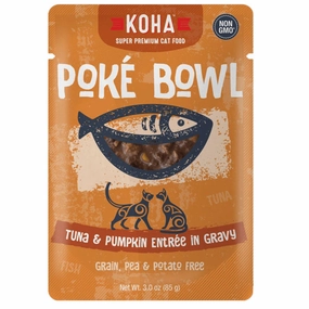 KOHA Pok Bowl Tuna & Pumpkin in Gravy Wet Cat Food