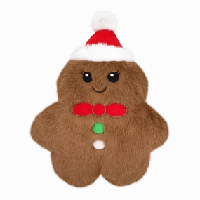 KONG Holiday Snuzzles Mini Gingerbread Dog Toy
