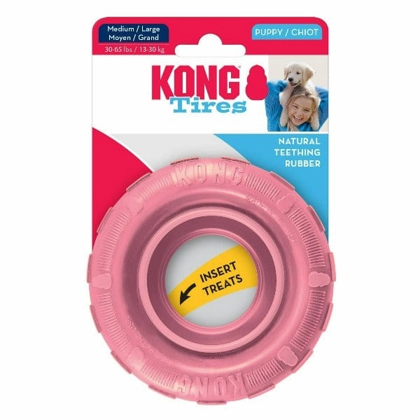 KONG Puppy Tires Dog Toy