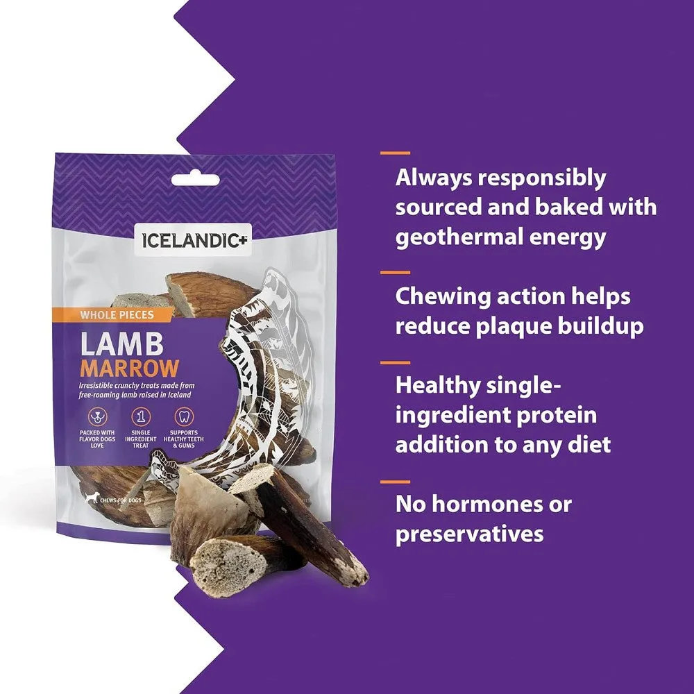Lamb Marrow Whole Pieces Dog Treats