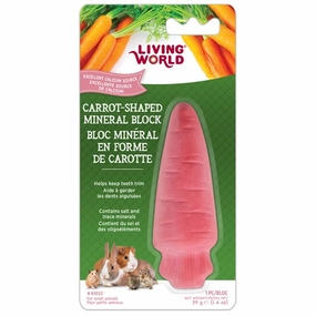 Living World - Small Animal Carrot Mineral Stone (30gm)