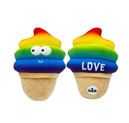 Lulubelle's Power Plush - Fro-Yo Pride Cone