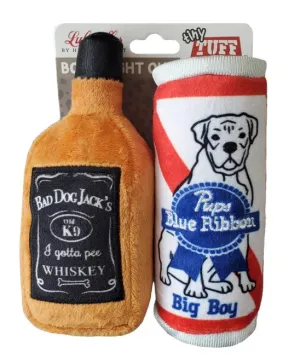 Lulubelles Tiny Tuffs 2pk Dog Toy - Boys Night Out