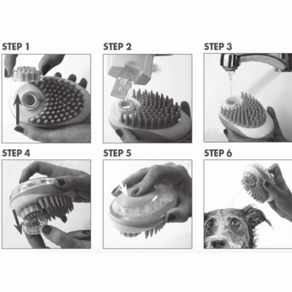 M-PETS Soap Dispenser & Brush