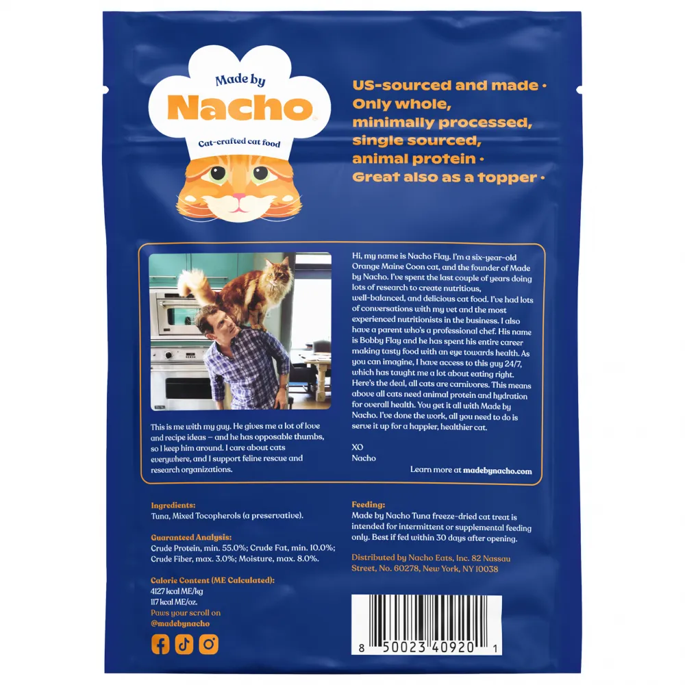 Made By Nacho Freeze Dried Ahi Tuna Cat Treats