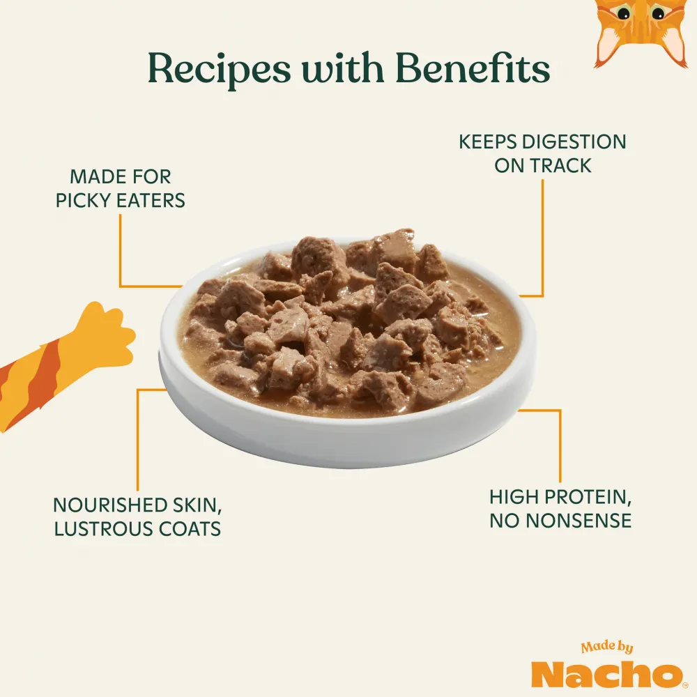 Made By Nacho Grass-Fed, Grain Finished Beef Recipe Cuts In Gravy With Bone Broth