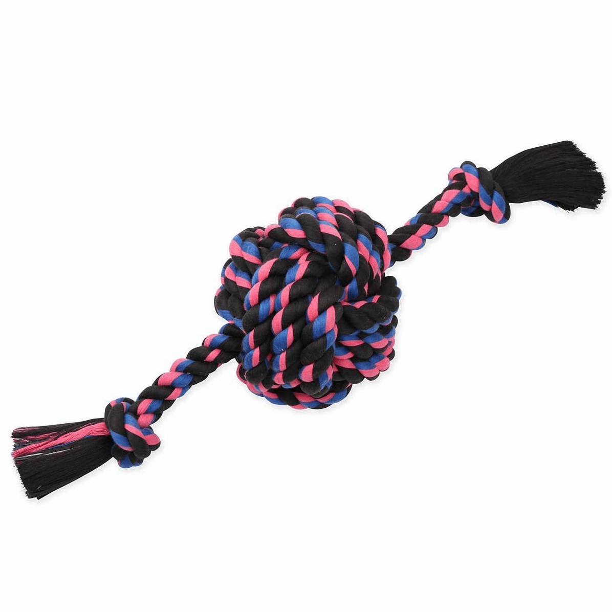 Mammoth Flossy Chews Rope Ball with Rope Ends Dog Toy