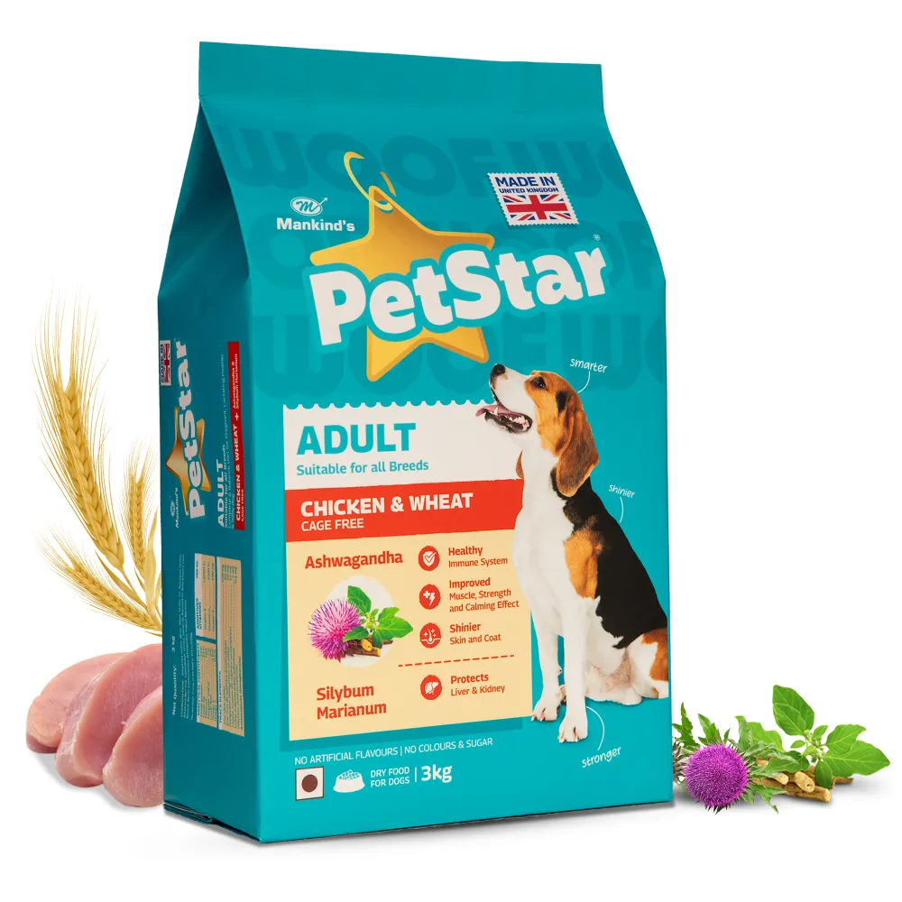 Mankind Petstar Chicken and Wheat Adult Dog Dry Food