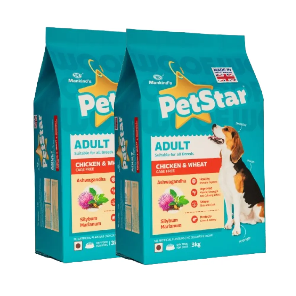 Mankind Petstar Chicken and Wheat Adult Dog Dry Food