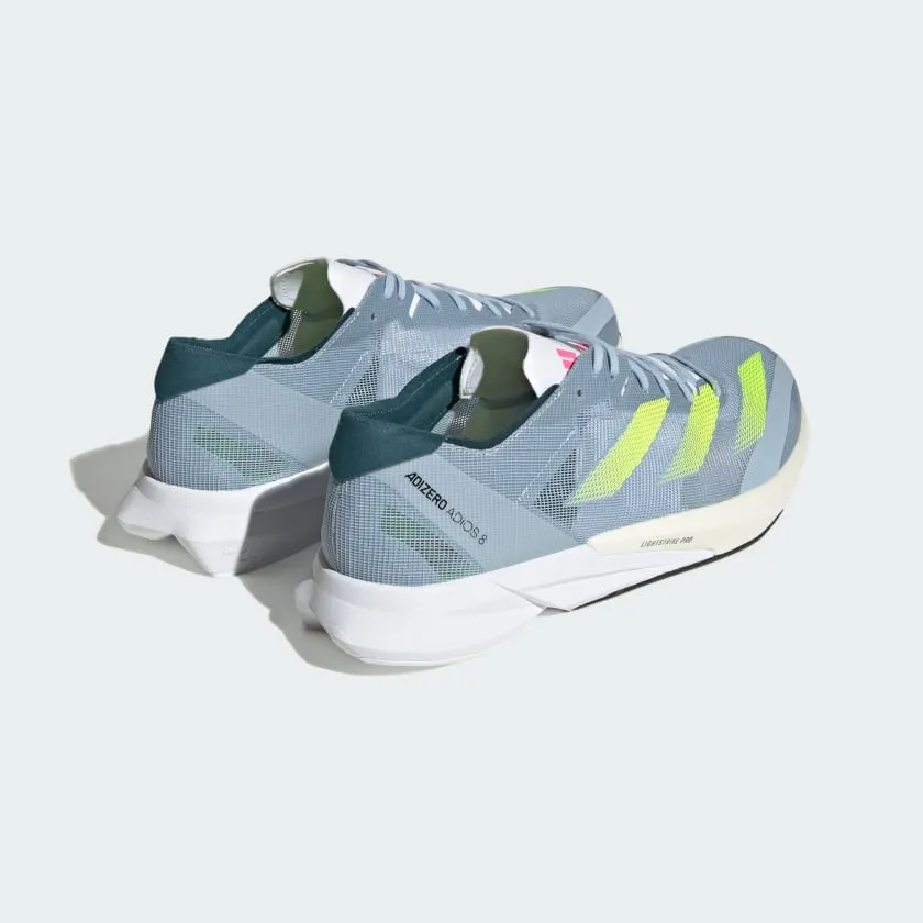Men's adidas Adizero Adios 8 Running Shoes Hey Dude Shoes