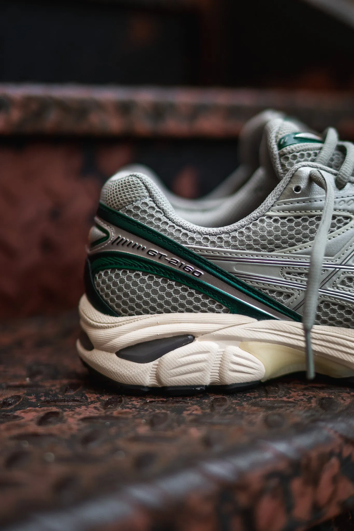 Mens Asics GT-2160 (Seal Grey/Jewel Green)