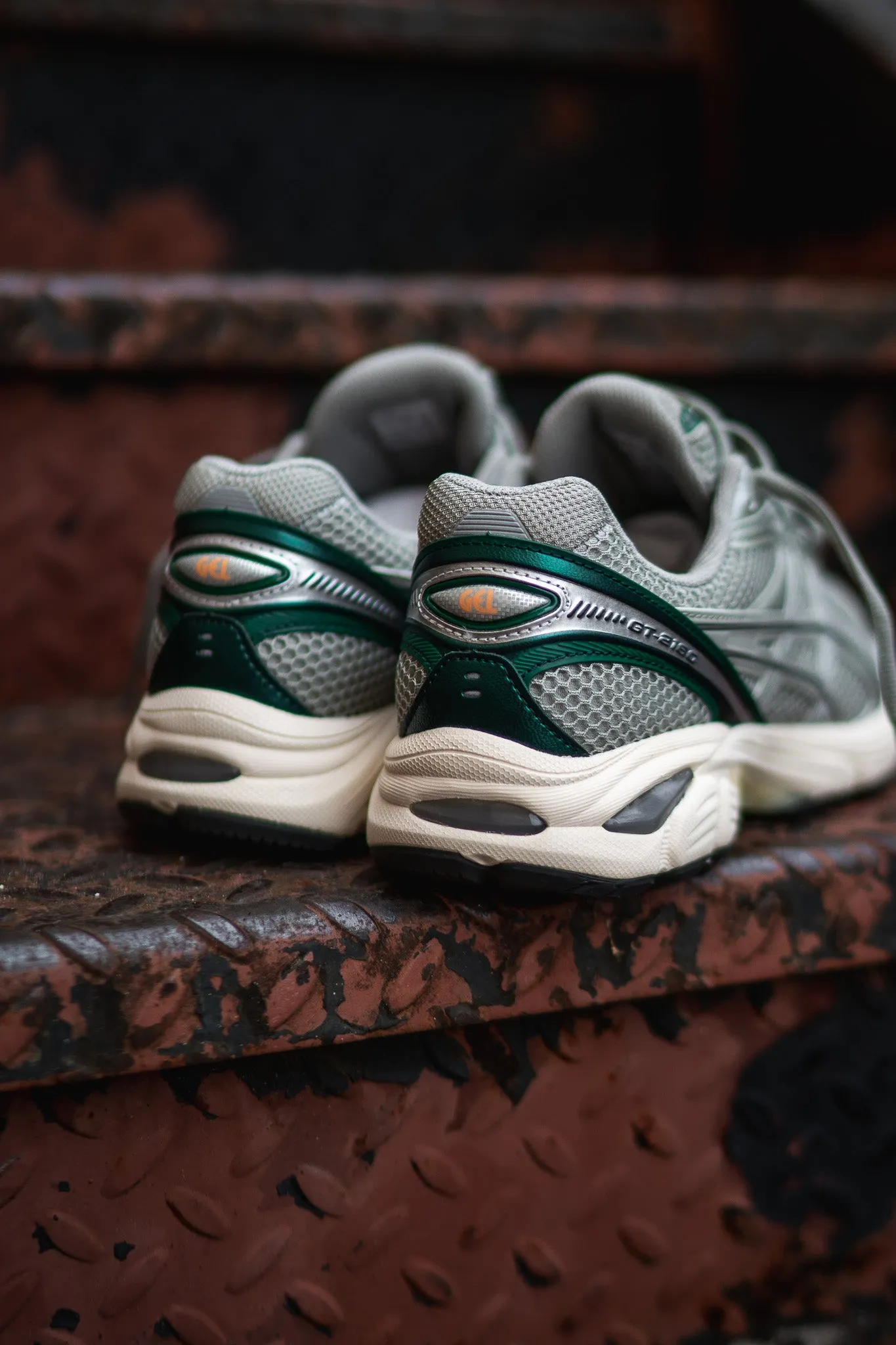 Mens Asics GT-2160 (Seal Grey/Jewel Green)
