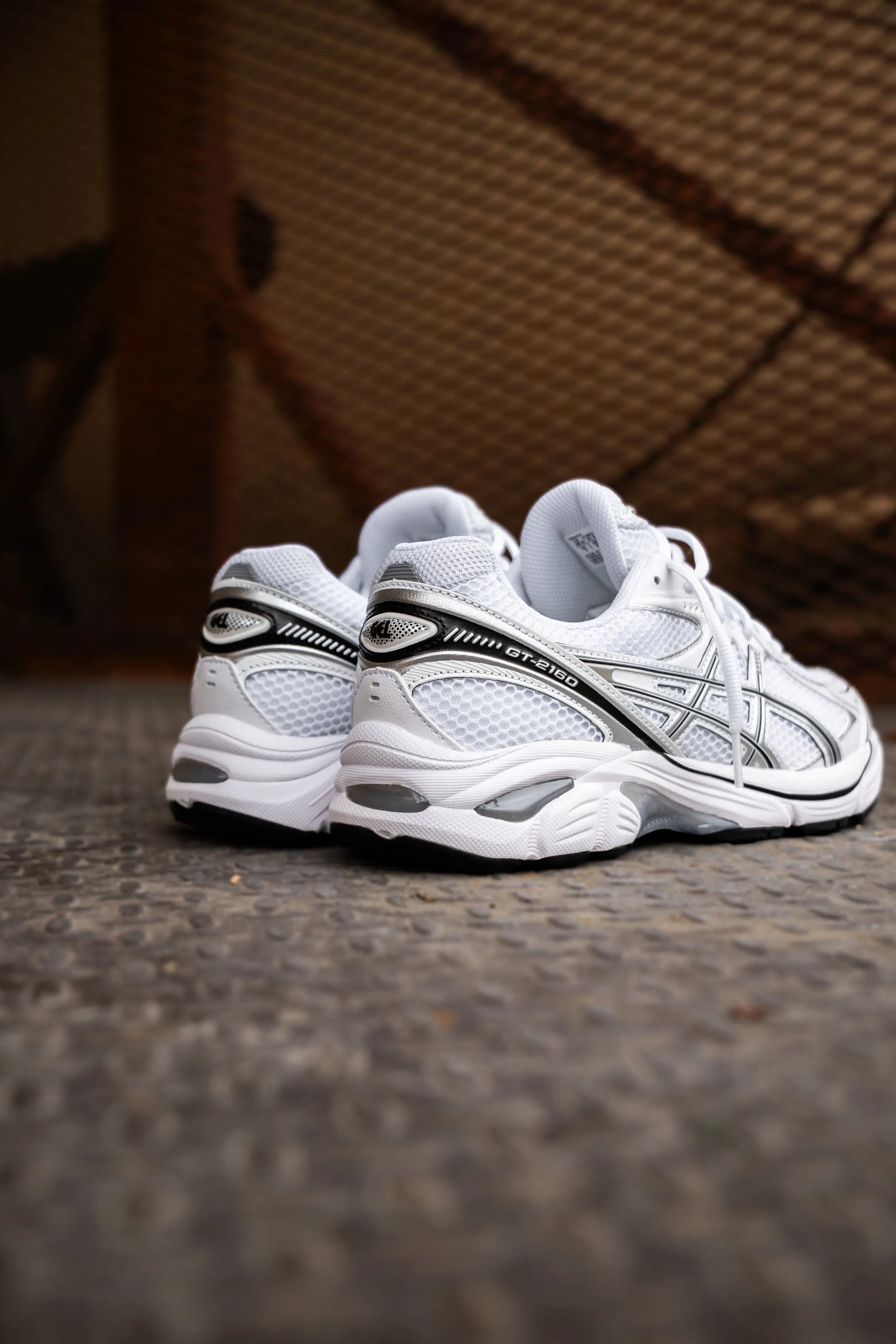 Mens Asics GT-2160 (White/Pure Silver/Black)