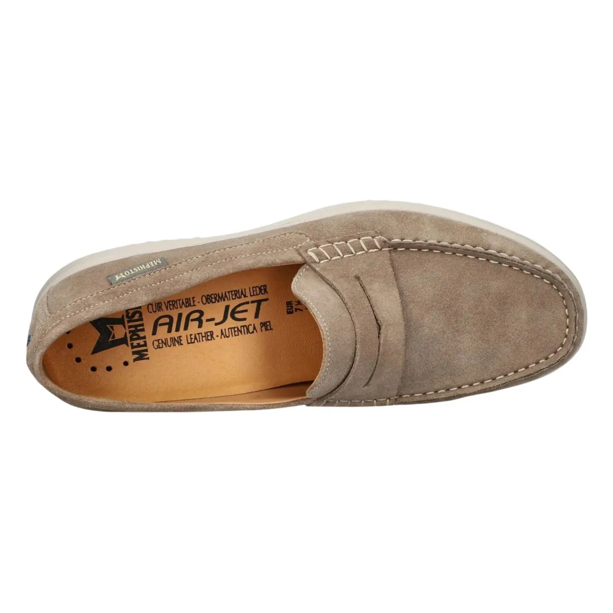 Mephisto Men's Titoun Warm Grey Nubuck Mephisto Shoes