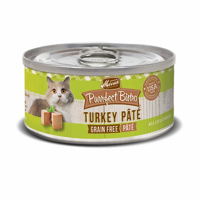 Merrick Purrfect Bistro Turkey Pate Wet Cat Food