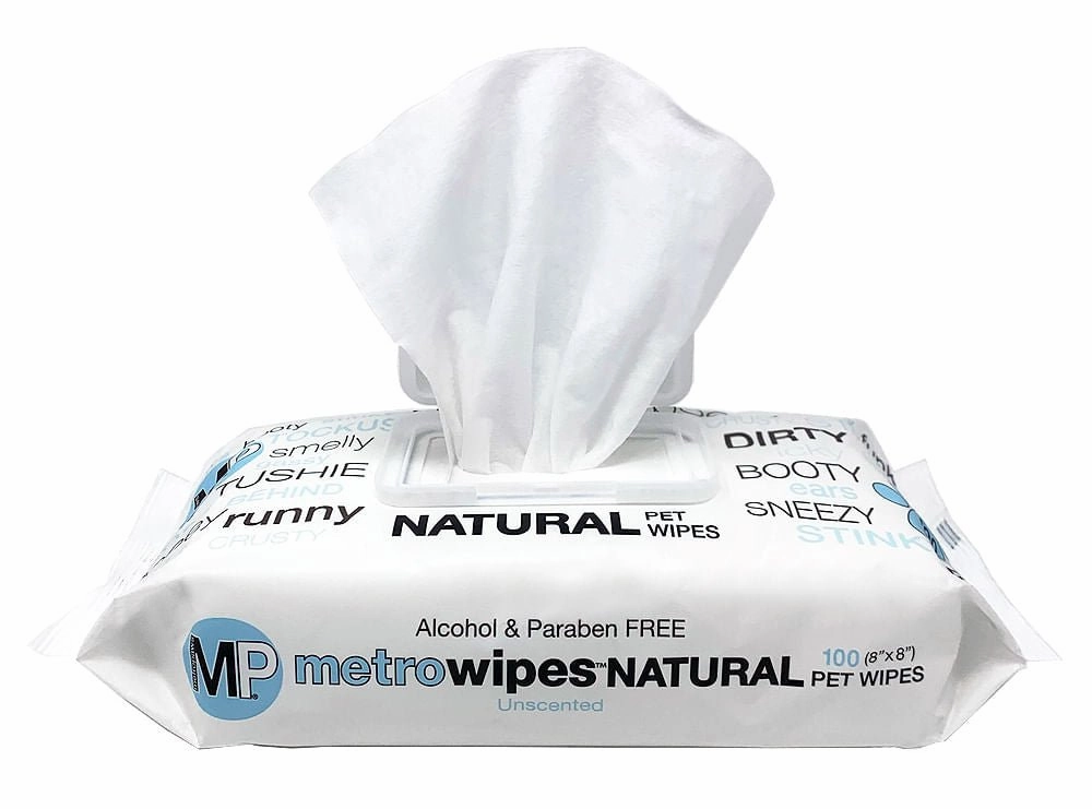 Metro Wipes Natural Unscented Pet Wipes