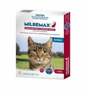 Milbemax - Wormer (for Cats over 2kg) (2pk)