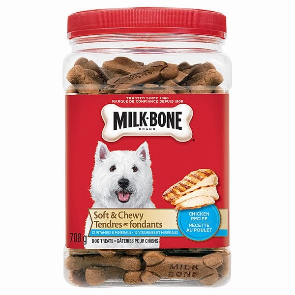 Milk-Bone Chicken Recipe Soft & Chewy Dog Treats