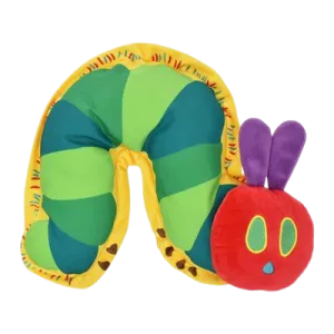 Multipet EC Caterpillar Flattie Plush Dog Toy - 7.2"