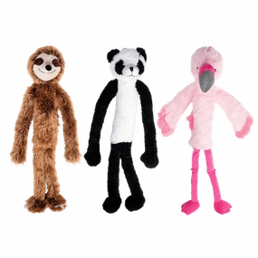 Multipet Swingin Slevins Plush Dog Toy