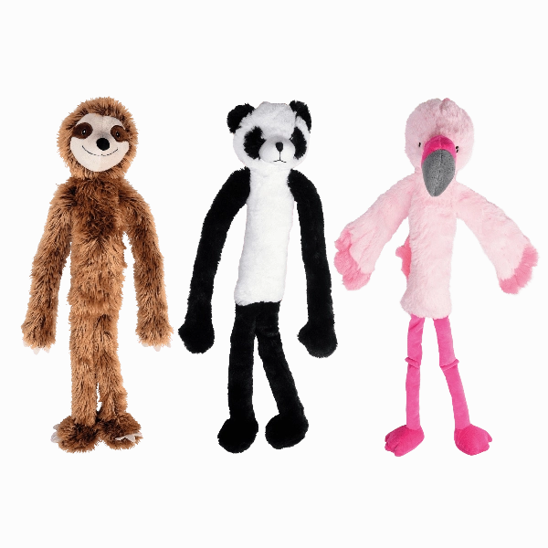 Multipet Swingin Slevins Plush Dog Toy