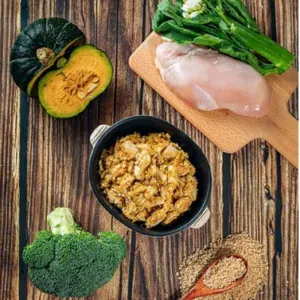 MyHappii - Frozen Fresh Made Hormone-Free Chicken with Pumpkin Recipe Dog Food