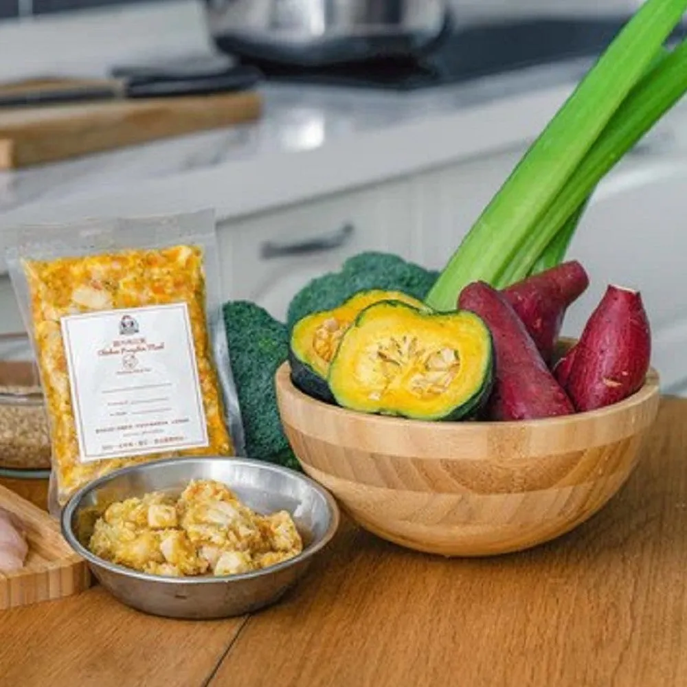 MyHappii - Frozen Fresh Made Hormone-Free Chicken with Pumpkin Recipe Dog Food