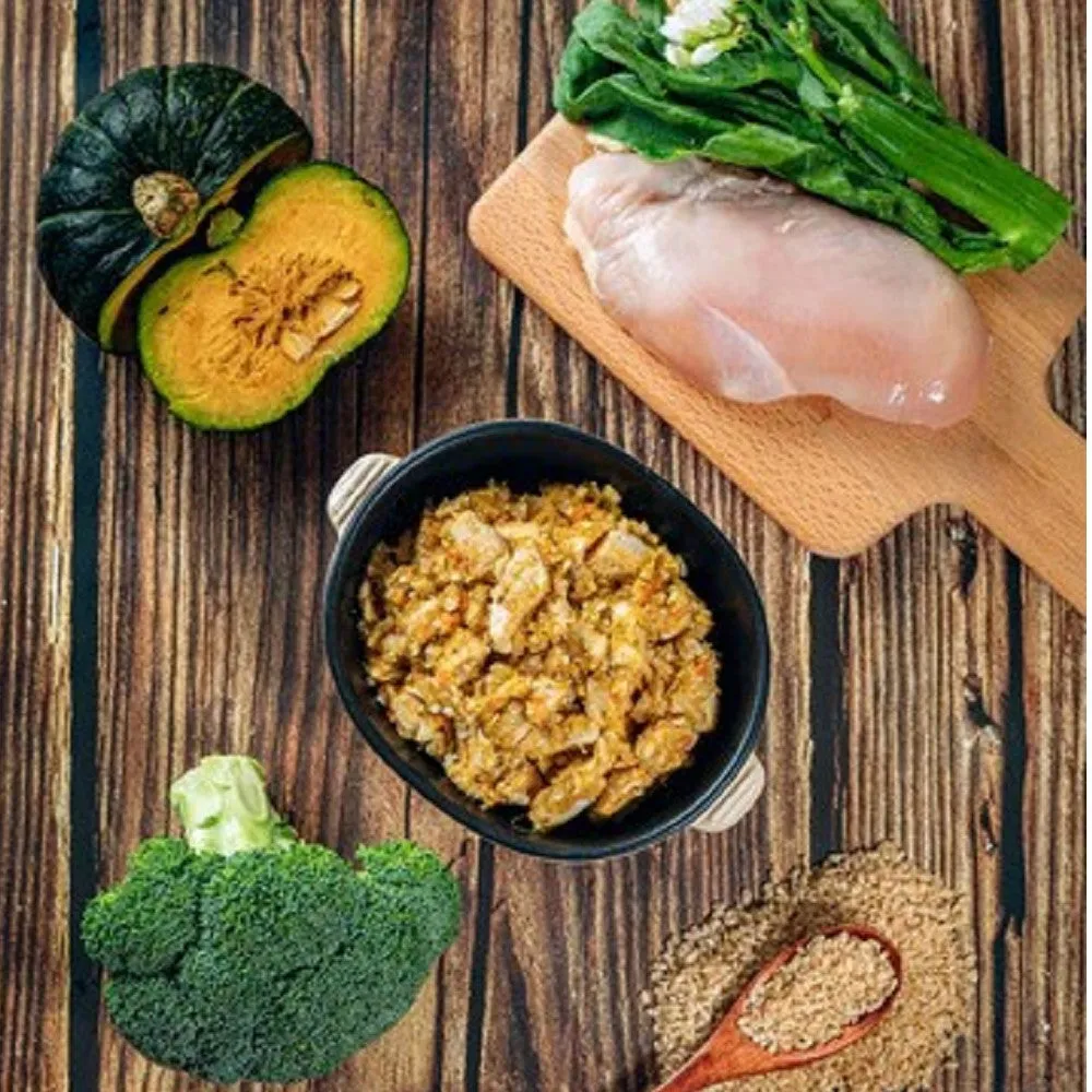 MyHappii - Frozen Fresh Made Hormone-Free Chicken with Pumpkin Recipe Dog Food
