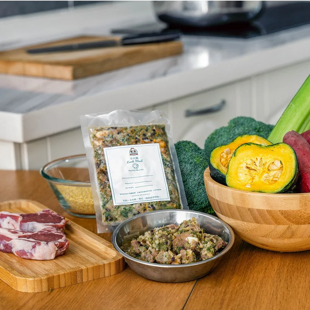 MyHappii - Frozen Fresh Made Hormone-Free Lamb Recipe Dog Food