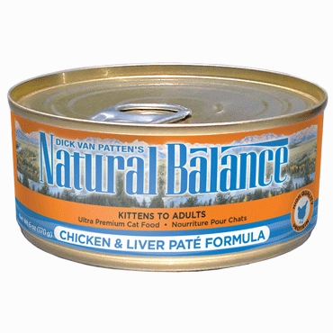 Natural Balance Chicken & Liver Wet Cat Food