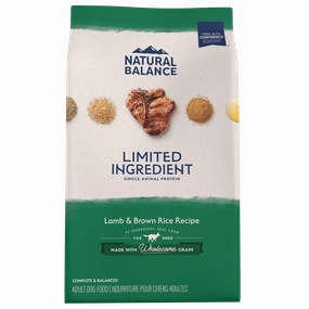 Natural Balance Limited Ingredient Lamb & Brown Rice Recipe Dry Dog Food