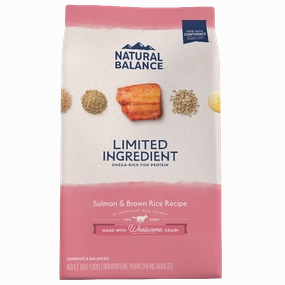 Natural Balance Limited Ingredient Salmon & Brown Rice Recipe Dry Dog Food, 24lb