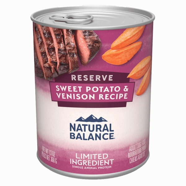 Natural Balance Reserve Limited Ingredient Sweet Potato & Venison Recipe Canned Dog Food