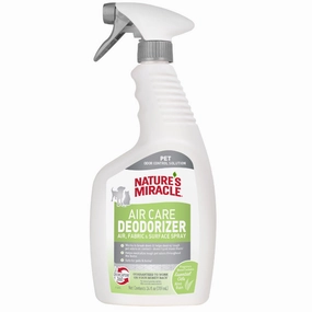 Nature's Miracle Air Care Deodorizer Aloe Rain Scented Air, Fabric & Surface Spray 24oz