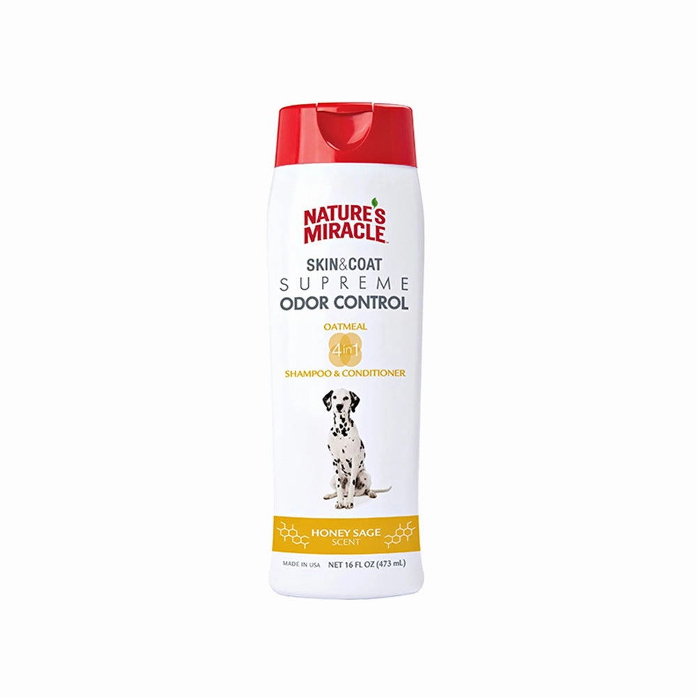 Nature's Miracle Dog Skin & Coat Supreme Odor Control - Oatmeal Shampoo & Conditioner 16oz