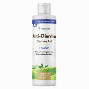 NaturVet Anti-Diarrhea Liquid plus Kaolin for Dogs & Cats