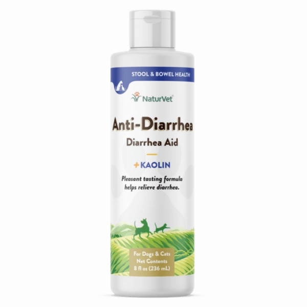 NaturVet Anti-Diarrhea Liquid plus Kaolin for Dogs & Cats
