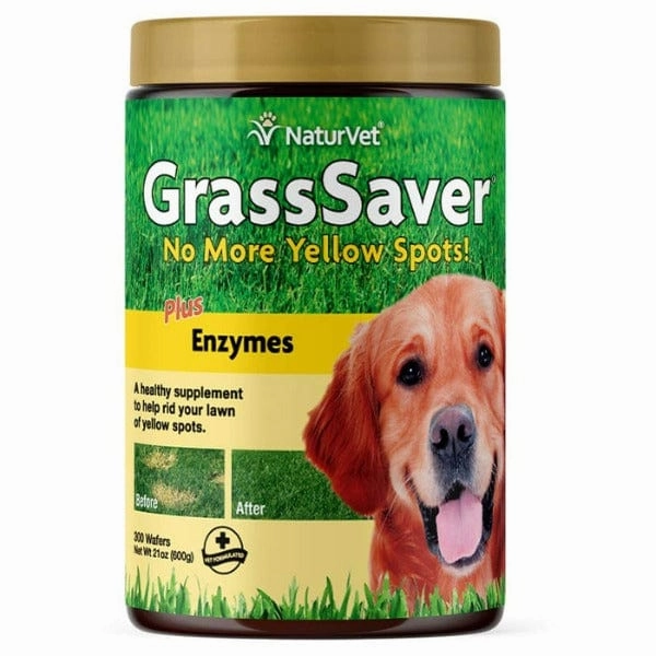 NaturVet GrassSaver (No More Yellow Spots!) Wafers for Dogs
