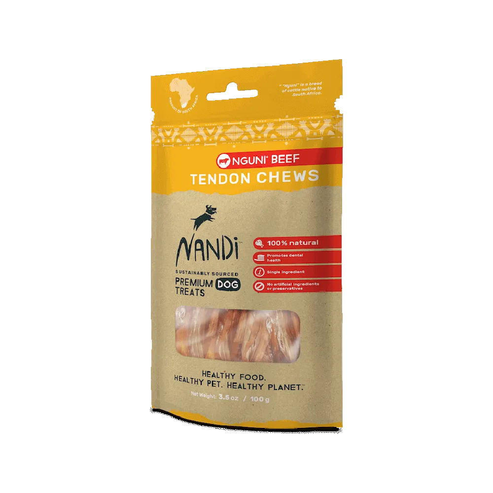 Nguni Beef Tendon Chews Dog Treats
