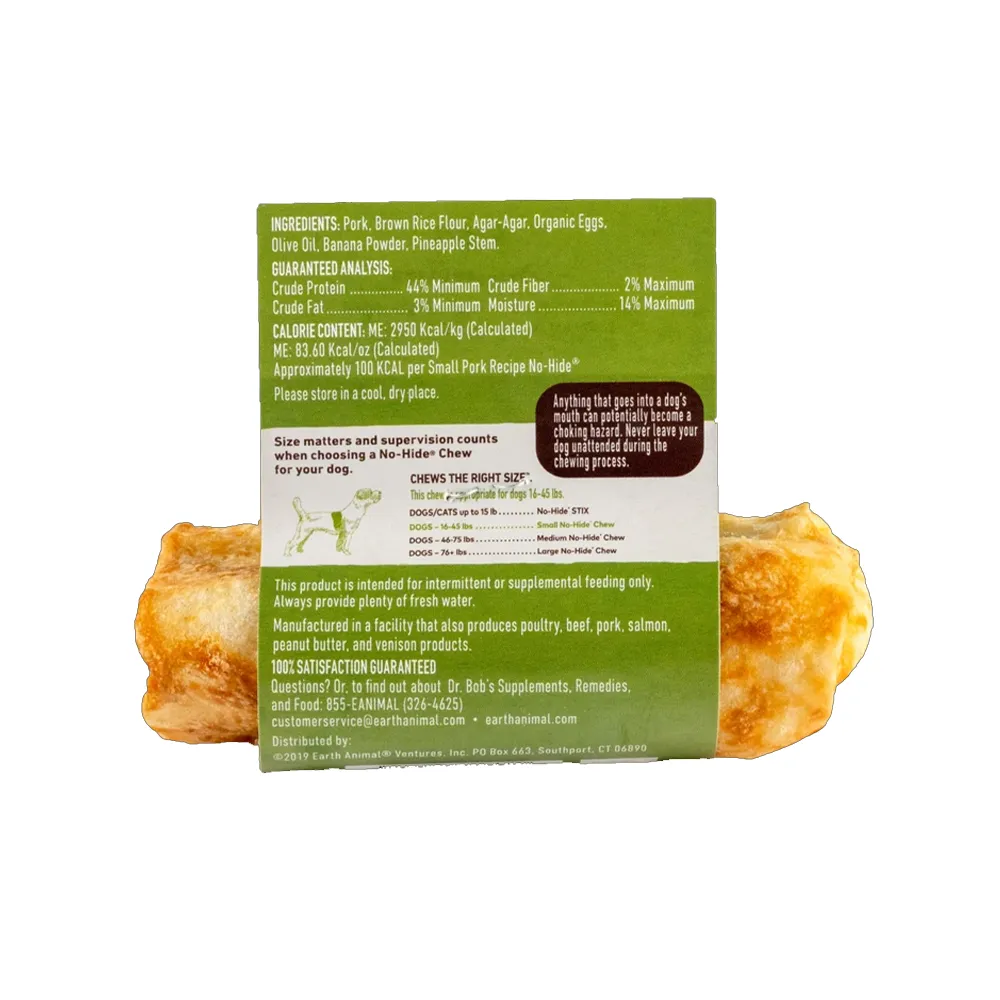 No Hide Pork Dog Chews