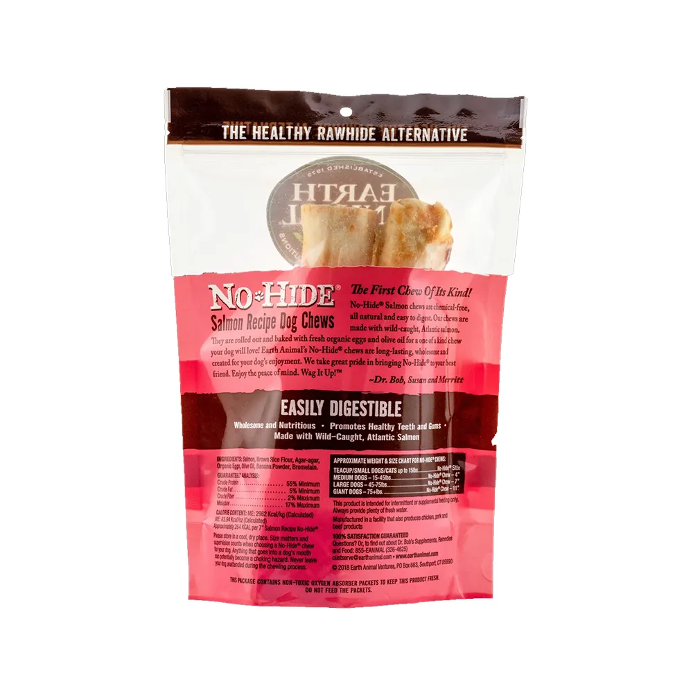 No Hide Salmon Dog Chews