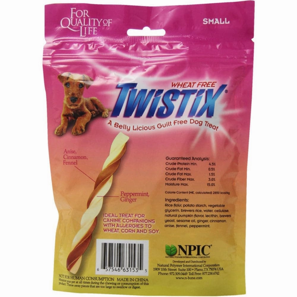 NPIC Twistix Pumpkin Spice Flavor Dog Treat