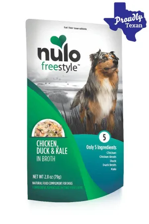 Nulo Freestyle Chicken, Duck, and Kale Meaty Topper for Dogs
