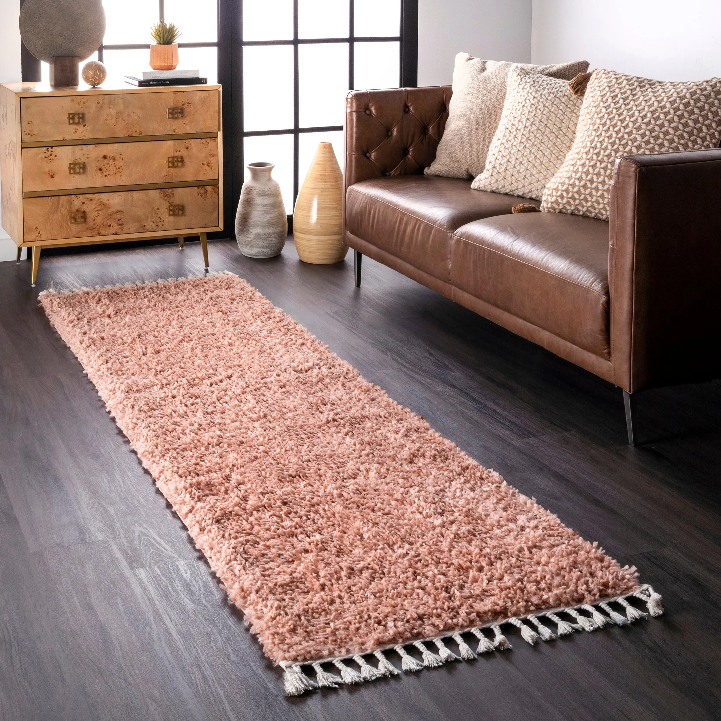 nuLOOM Neva Cozy Plush Shag With Tassels Area Rug ecco Shoes